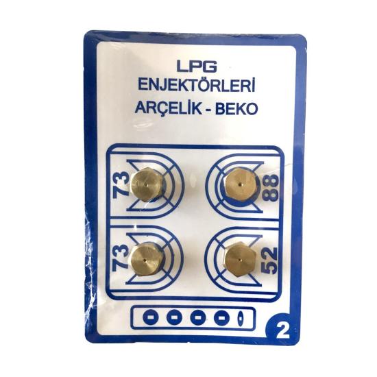 Geylani Lpg Tüp Ocak Memesi Enjektör Takımı 9 mm